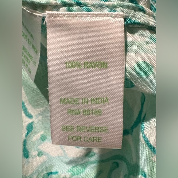 LILLY PULITZER | Keona Tunic in Resort Aqua Hopelessly Devoted Size Small - Picture 5 of 7